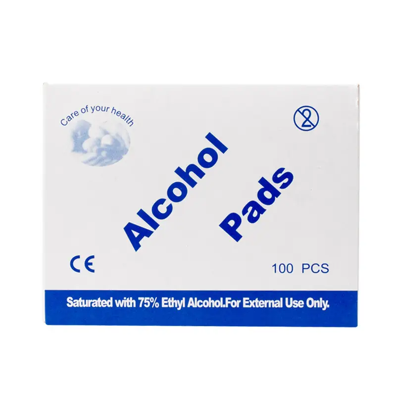 6X6cm Alcohol Cotton Skin Wound Disinfection Sheet 100 Pcs - Image 4