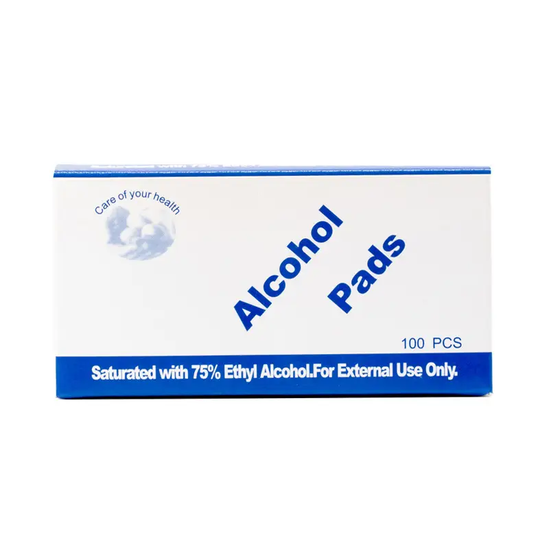 6X6cm Alcohol Cotton Skin Wound Disinfection Sheet 100 Pcs - Image 5