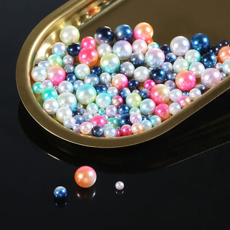 4-10mm Blue & Silver Imitation Pearls for DIY Crafts - Image 13