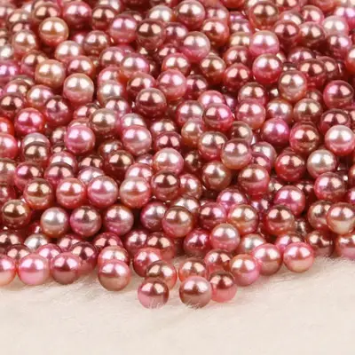 4-10mm Blue & Silver Imitation Pearls for DIY Crafts - Image 3