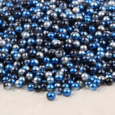 4-10mm Blue & Silver Imitation Pearls for DIY Crafts - Image 4