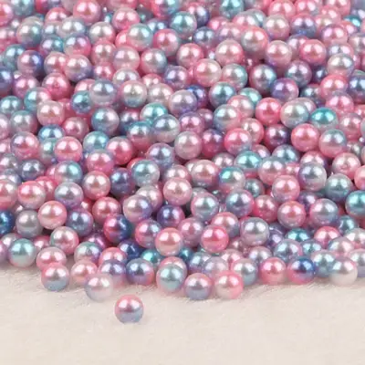 4-10mm Blue & Silver Imitation Pearls for DIY Crafts - Image 5