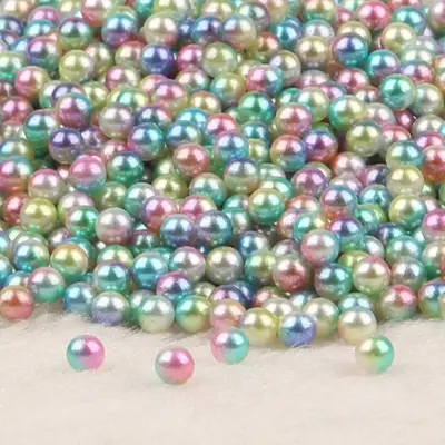 4-10mm Blue & Silver Imitation Pearls for DIY Crafts - Image 7