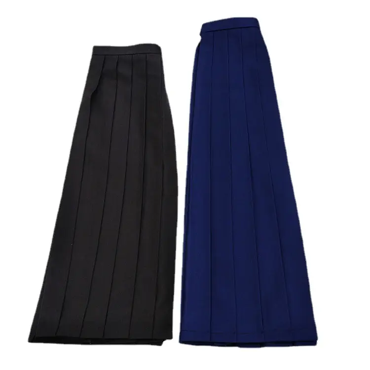2018 JK Pleated Skirt Black Large Hem - Image 5