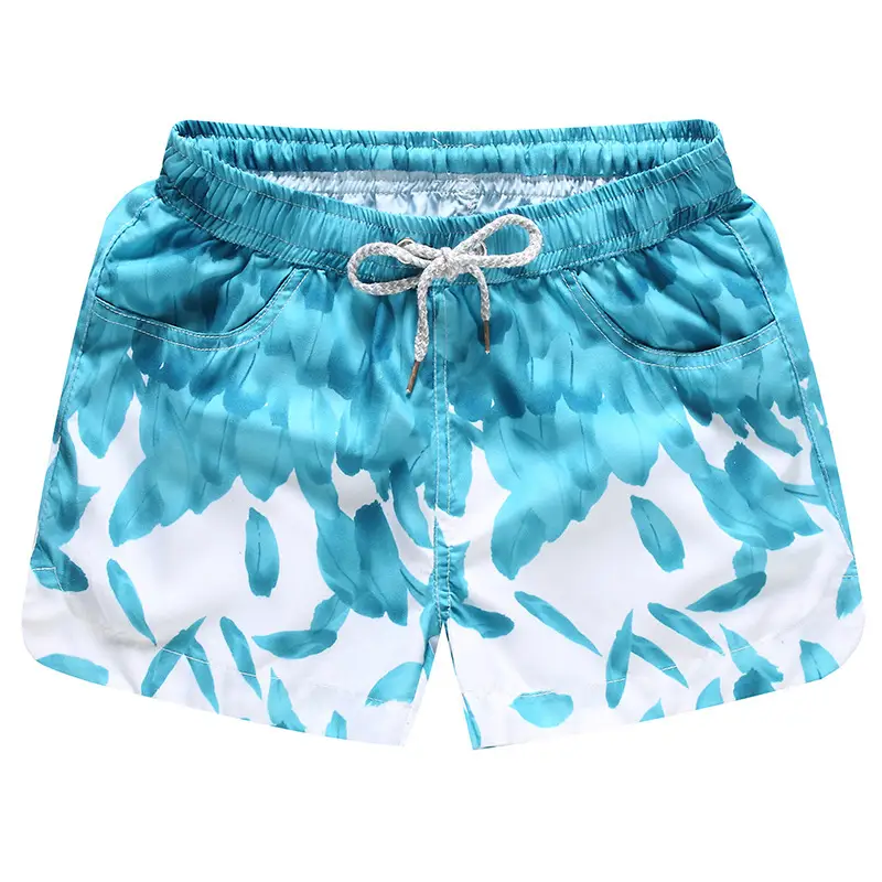 Men Floral Shorts Navy Blue Quick Dry Beach Wear - Image 28
