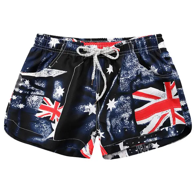 Men Floral Shorts Navy Blue Quick Dry Beach Wear - Image 36