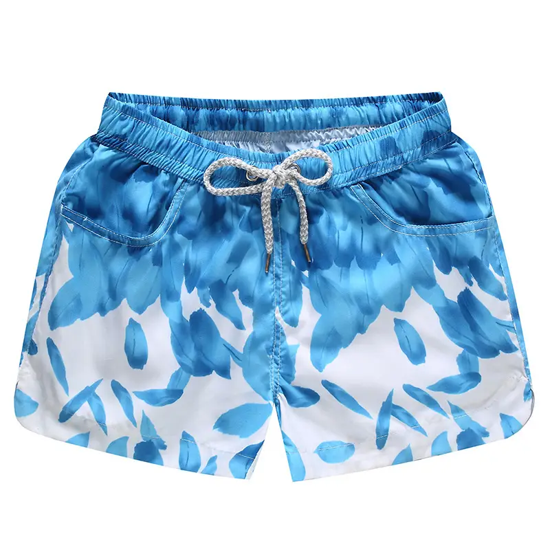 Men Floral Shorts Navy Blue Quick Dry Beach Wear - Image 27