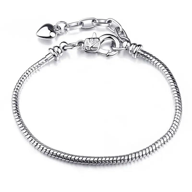 Gold Plated Heart Pendant Bracelet with Pearls & Diamonds - Image 3