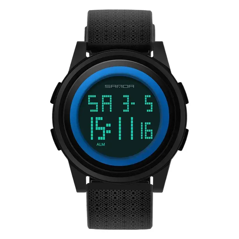 Sanda Digital Sport Watch Black LED 11:16