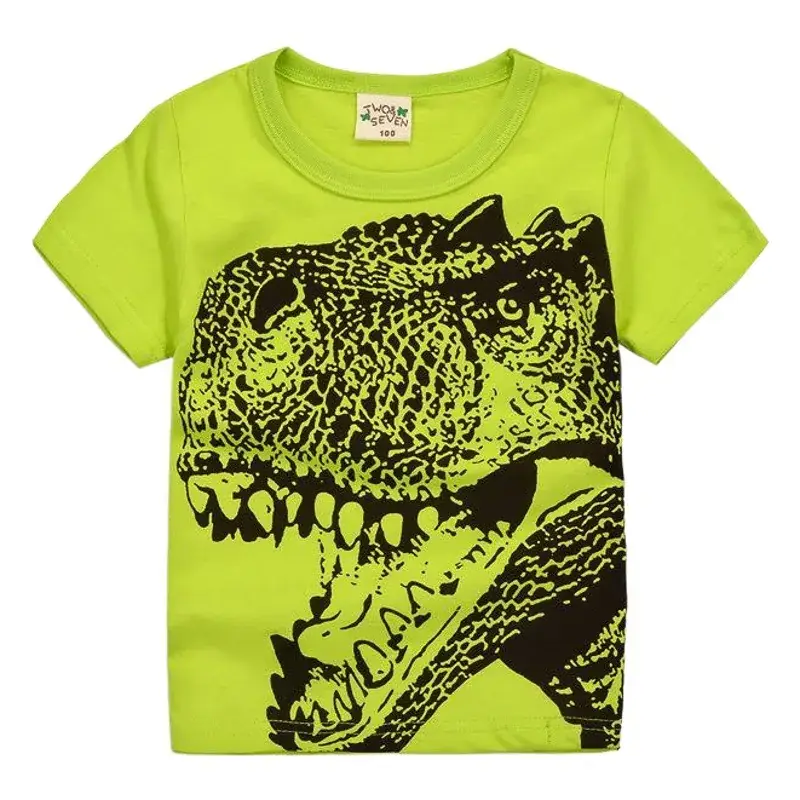2024 Kids T-Shirt White Graphic Print Short Sleeve Cotton