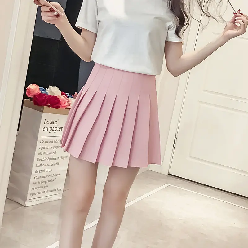 Black Pleated Skirt for Women Spring Summer 2026 - Image 5