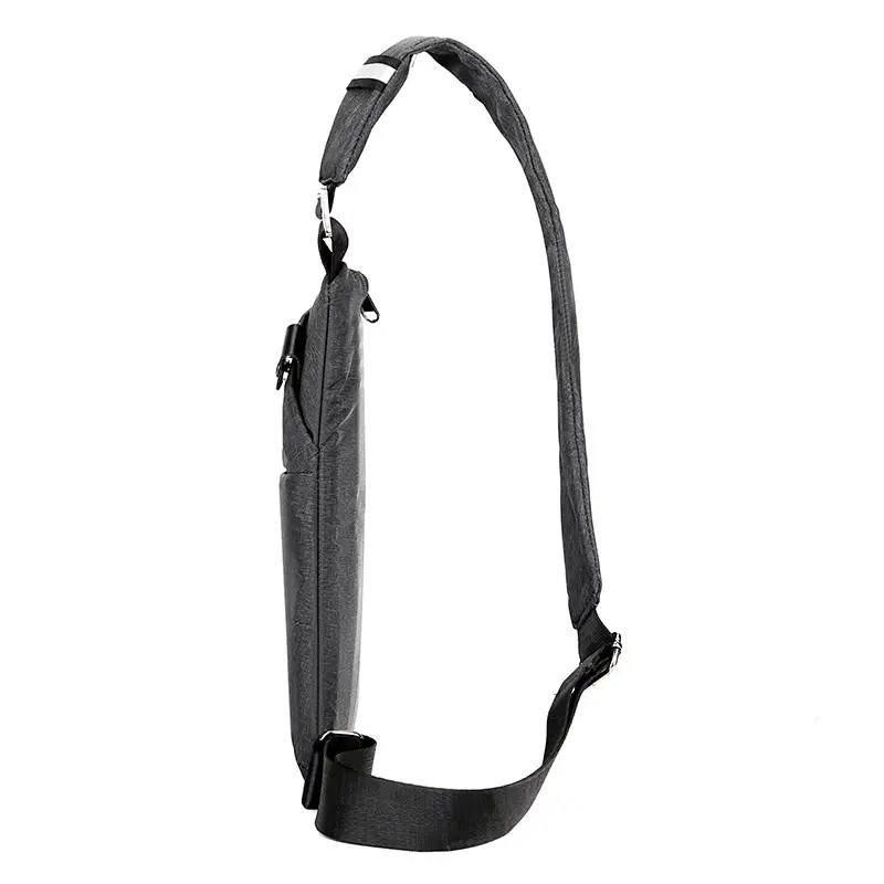 Men's Korean Style Crossbody Bag Brown Large Capacity - Image 25