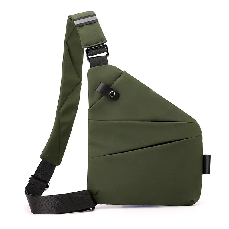 Men's Korean Style Crossbody Bag Brown Large Capacity - Image 18