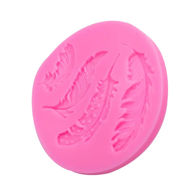 Feather Silicone Cake Mold Multi Color DIY Decoration - Image 6