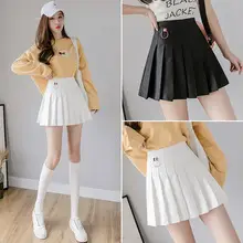Women Pleated Skirt Summer Jk Slimming High Waist — feature 20