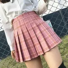 Women Pleated Skirt Summer Jk Slimming High Waist — feature 24