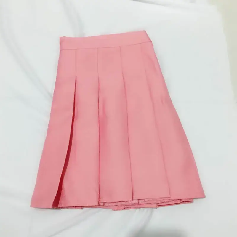 Women Pleated Skirt Summer Jk Slimming High Waist