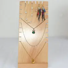 Vintage Wooden Jewelry Display Board Wall-Mounted — feature 15