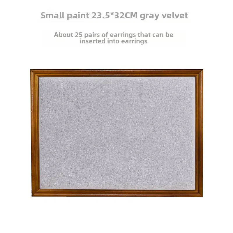 Vintage Wooden Jewelry Display Board Wall-Mounted - Image 5