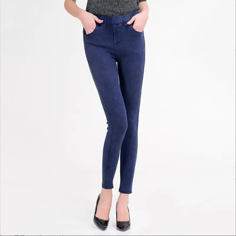 2025 Women Denim Leg Pants Large Spring Wear - Image 2