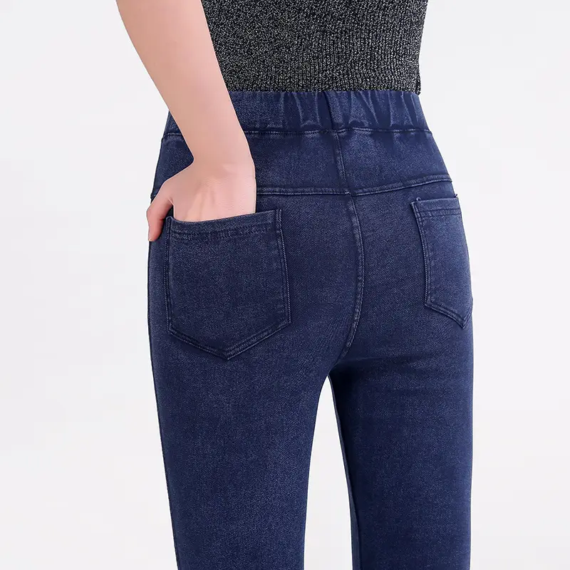 2025 Women Denim Leg Pants Large Spring Wear - Image 6