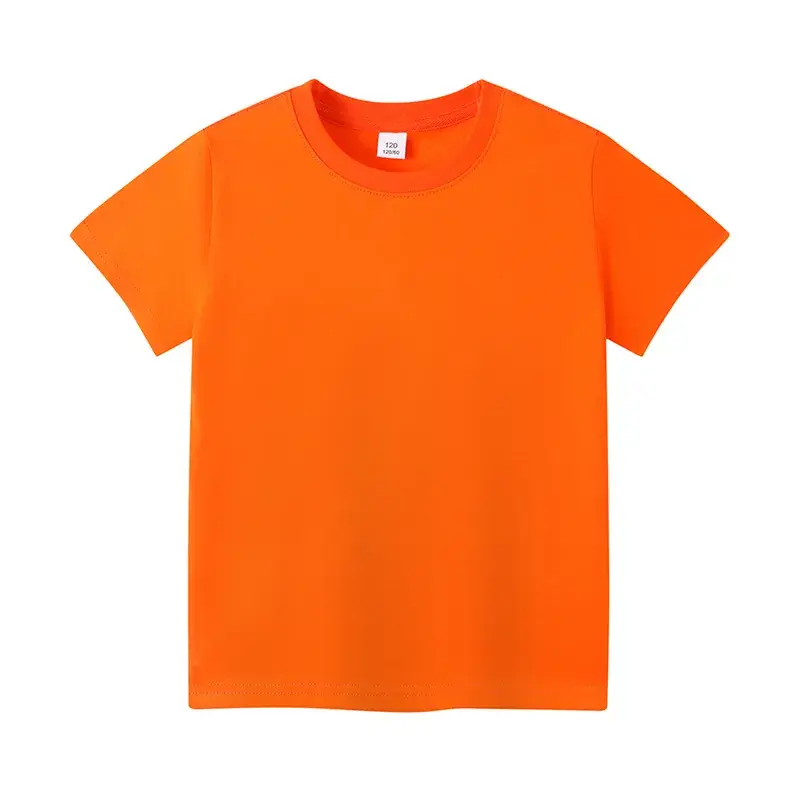 Boys T-Shirt Yellow Cotton Summer 2025