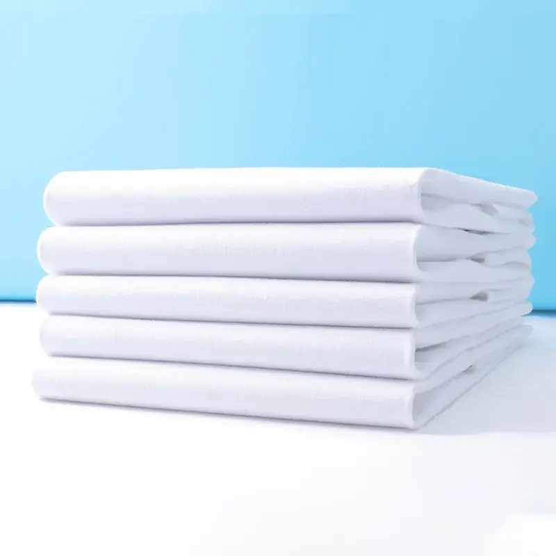 Men's Pure Cotton White Casual T-Shirt Short Sleeve - Image 7