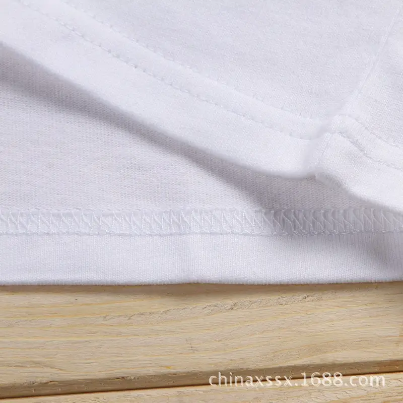 Men's Pure Cotton White Casual T-Shirt Short Sleeve — feature 12