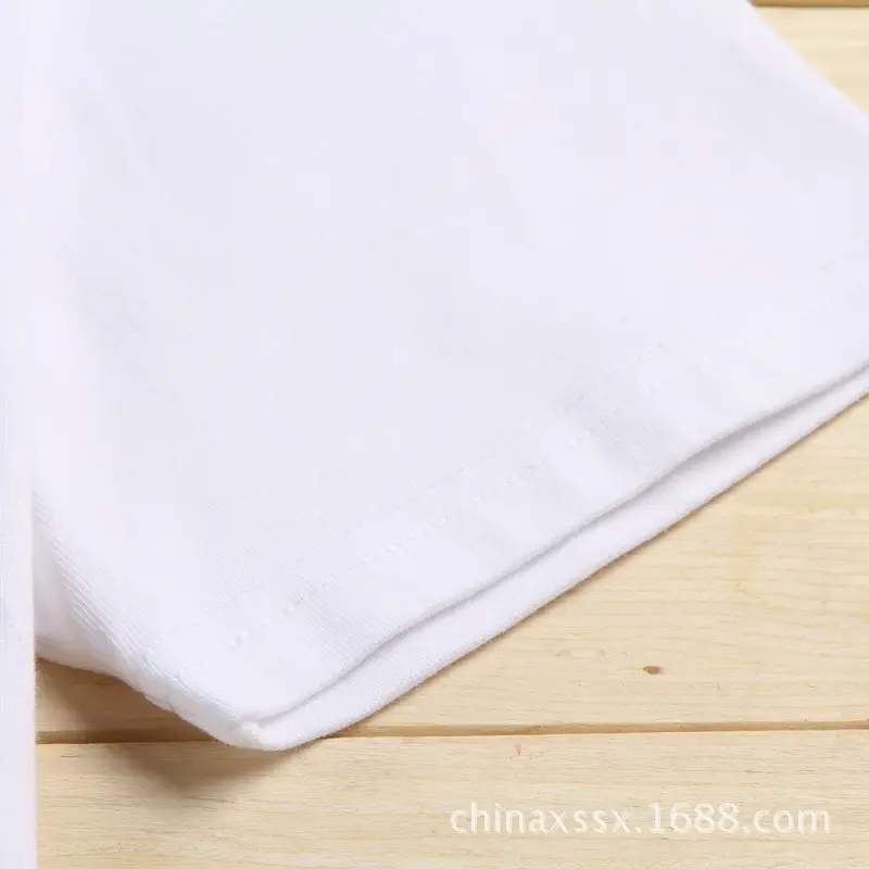Men's Pure Cotton White Casual T-Shirt Short Sleeve — feature 14