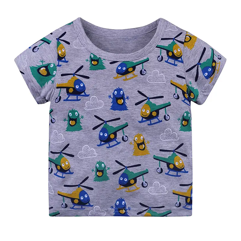 Blue Star Embroidered Boys T-Shirt 2026
