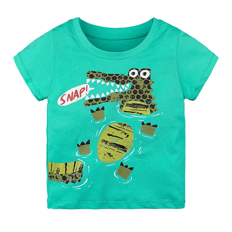 Blue Star Embroidered Boys T-Shirt 2026