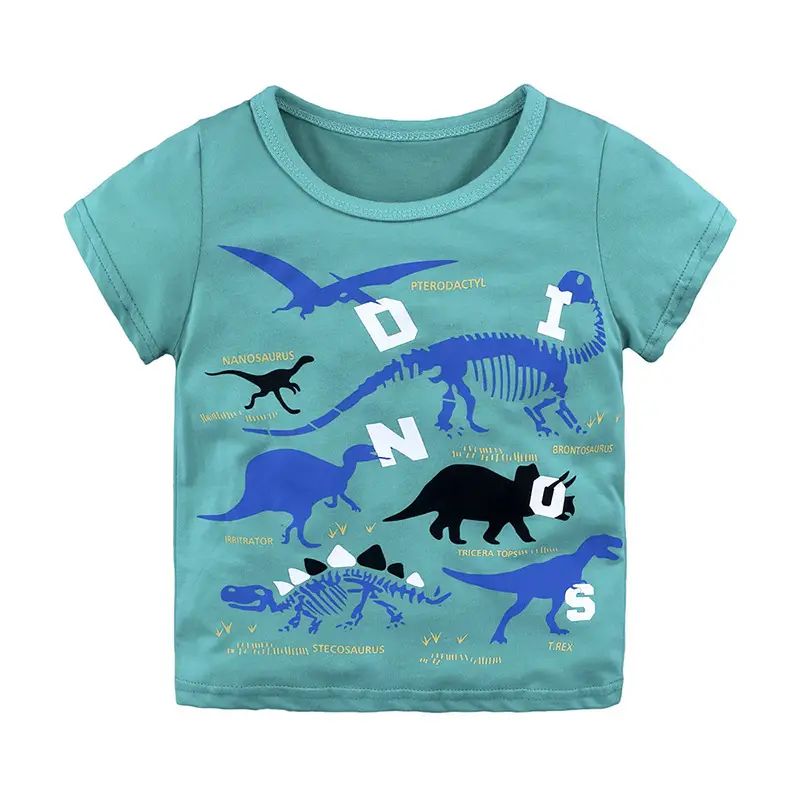 Blue Star Embroidered Boys T-Shirt 2026