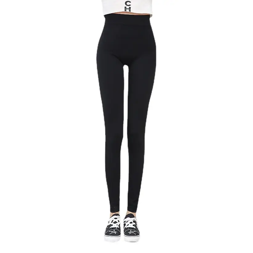 Black Slim Fit Modal Leggings for Women