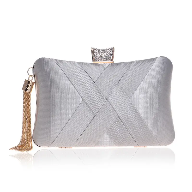 Black Tassel Evening Bag for Women Wholesale - Image 6