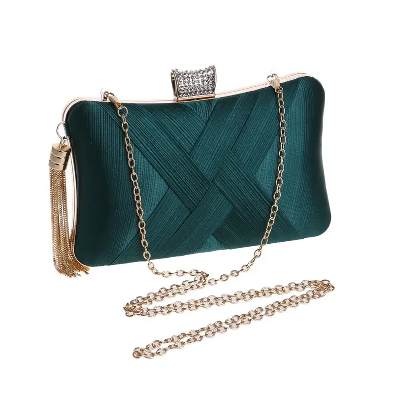 Black Tassel Evening Bag for Women Wholesale - Image 7