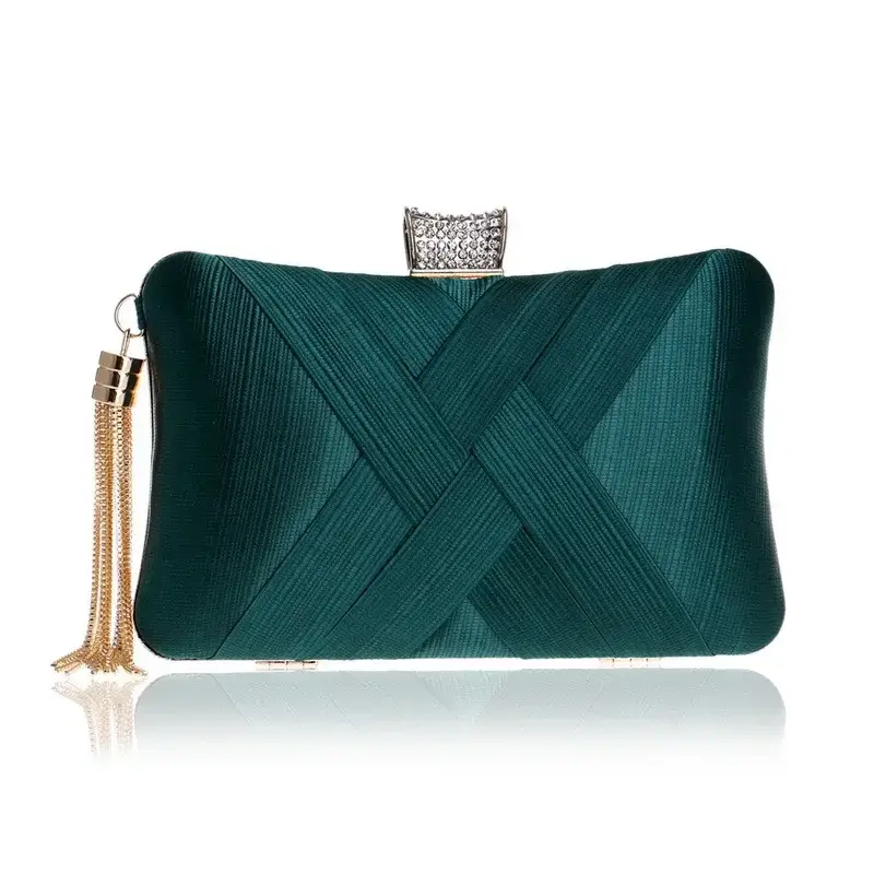 Black Tassel Evening Bag for Women Wholesale - Image 2