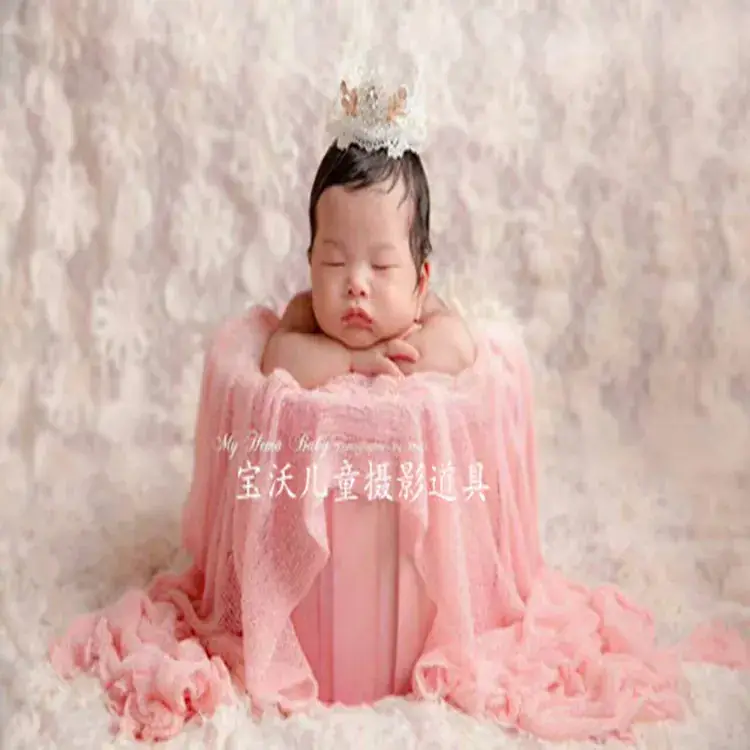Newborn Baby Photography Props Elastic Wrap Cloth 40x150 - Image 2