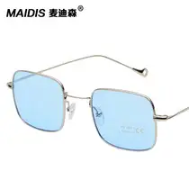 European Square Sunglasses with Transparent Marine Film — feature 1