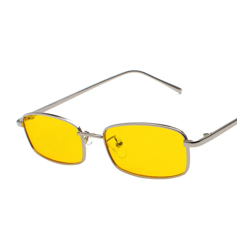 European Square Sunglasses with Transparent Marine Film - Image 6