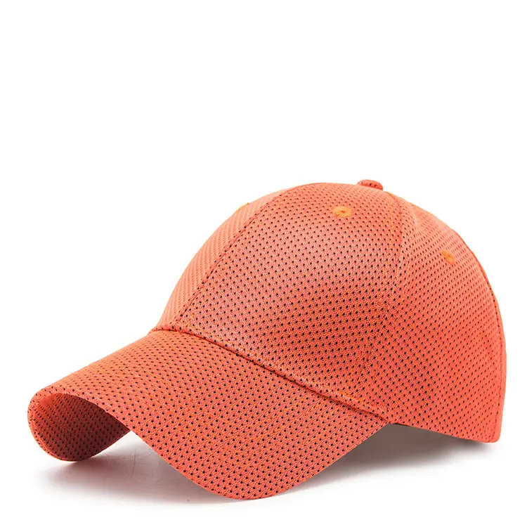 Men Black Perforated Baseball Cap Summer Casual Cap - Image 2