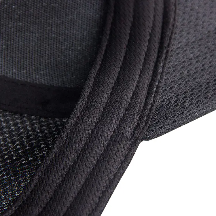 Men Black Perforated Baseball Cap Summer Casual Cap - Image 6