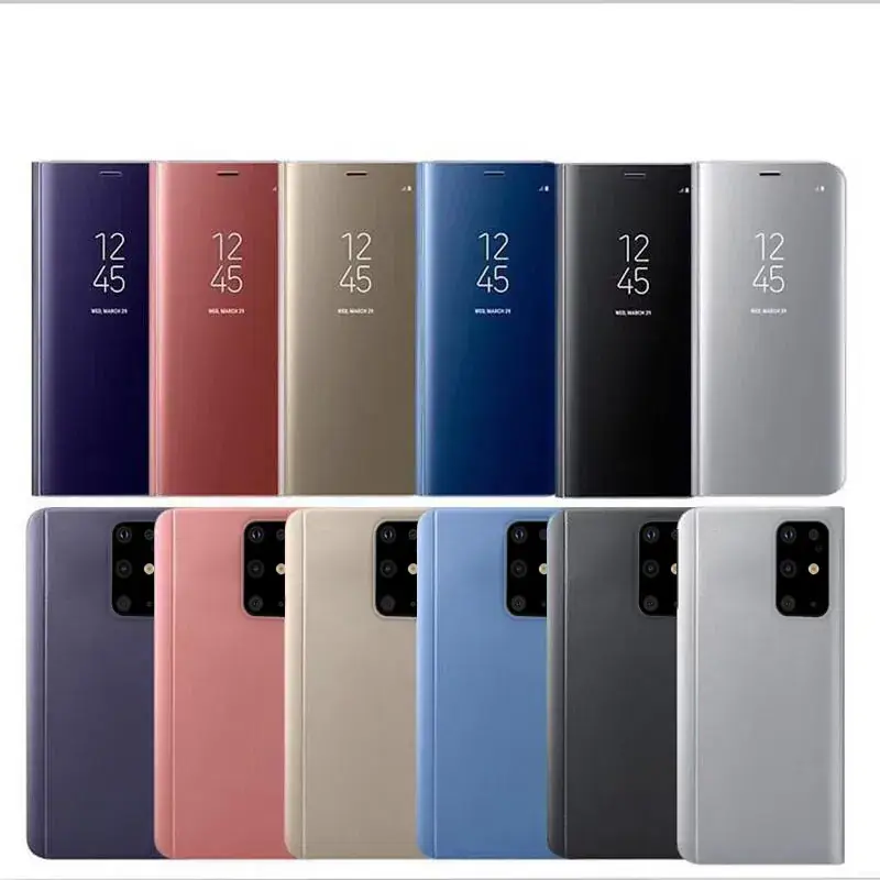 Samsung S24 Mirror Leather Case Sky Blue S21plus - Image 12