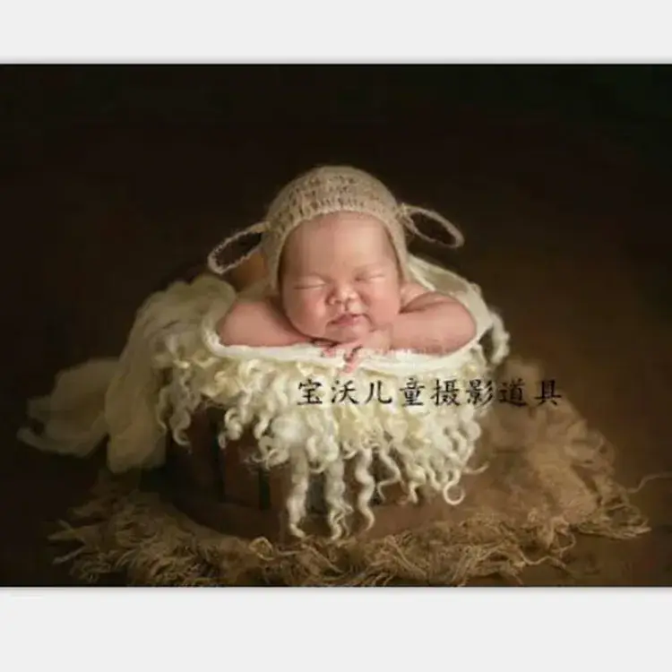 White Bunny Photo Hat for Kids Studio Photography - Image 4