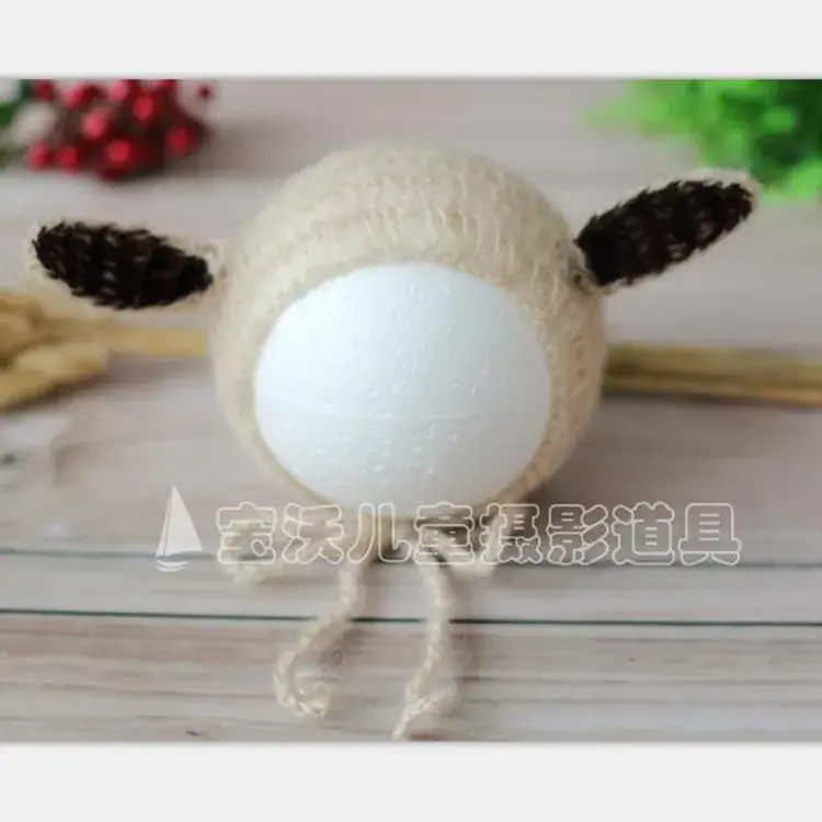 White Bunny Photo Hat for Kids Studio Photography - Image 7