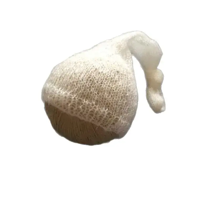 Blue Wool Baby Hat Crocheted High Quality
