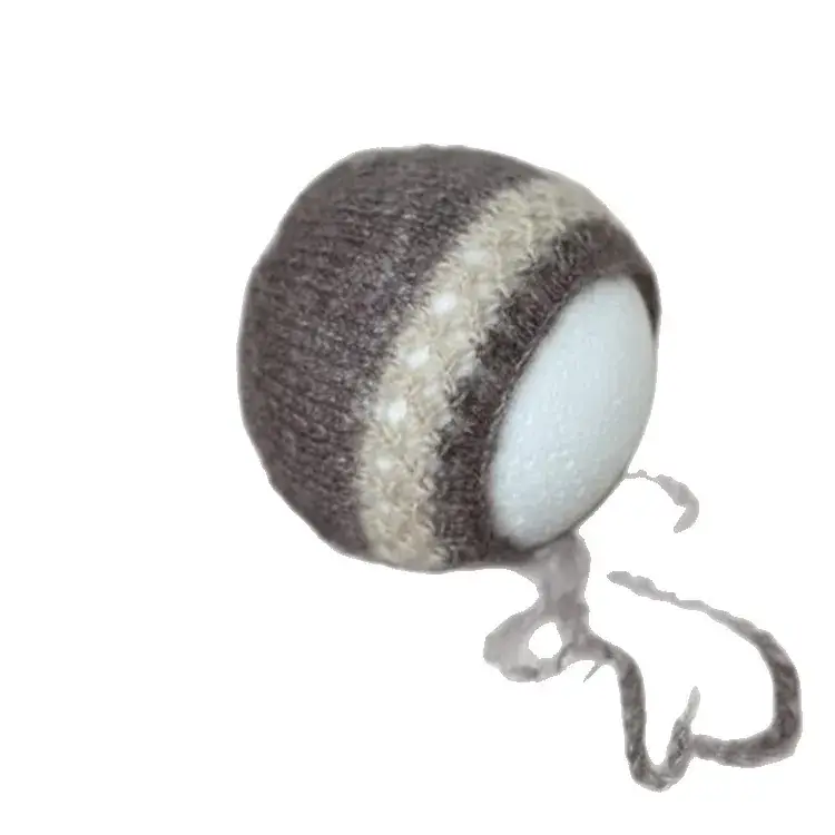 Blue Fleece Baby Hat for Newborns Studio Props - Image 28
