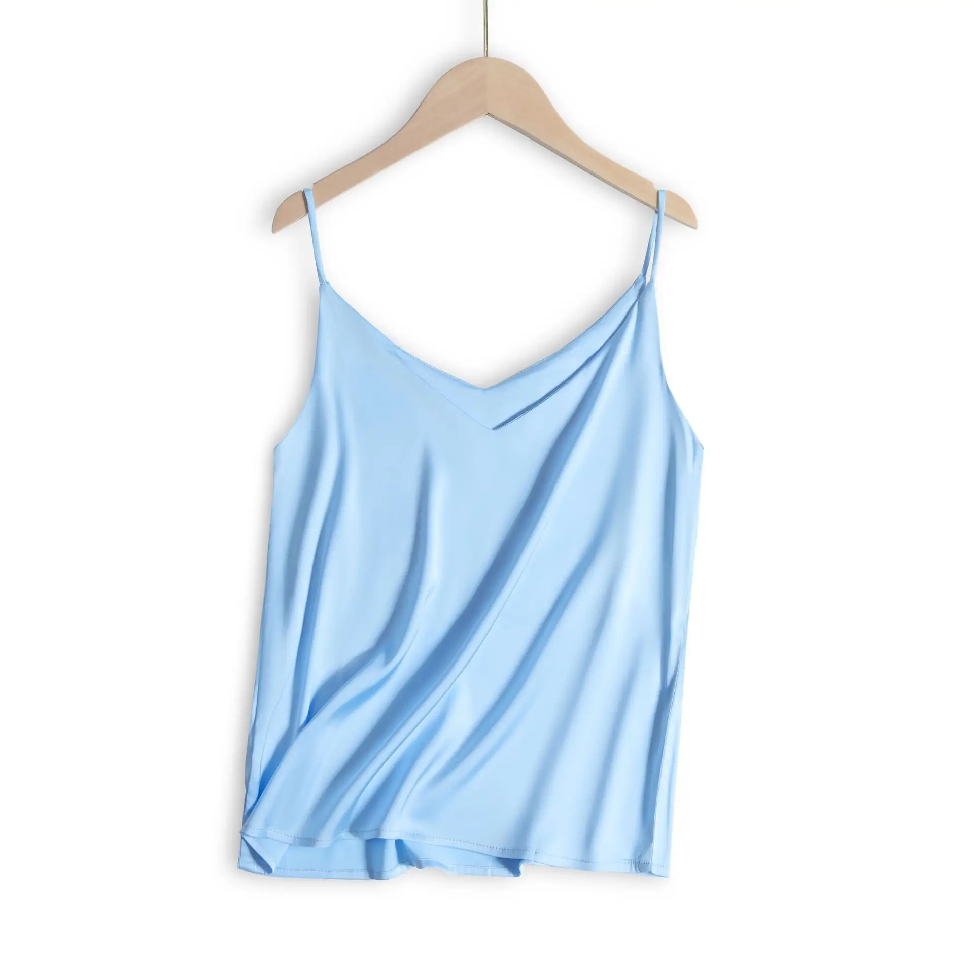 Silk Sling V-Neck Tops for Women Spring Summer Wear - Image 6