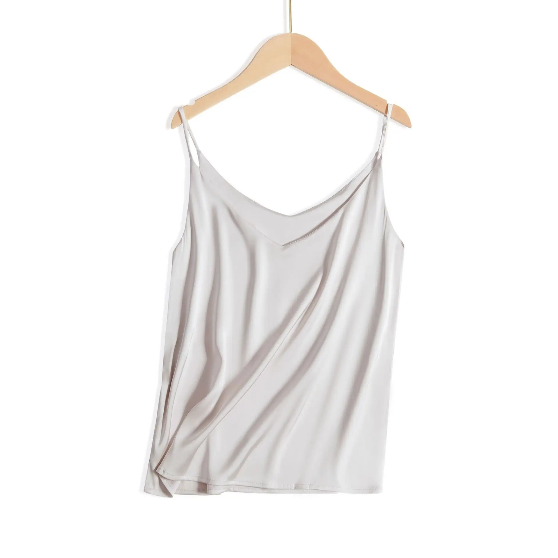 Silk Sling V-Neck Tops for Women Spring Summer Wear - Image 11