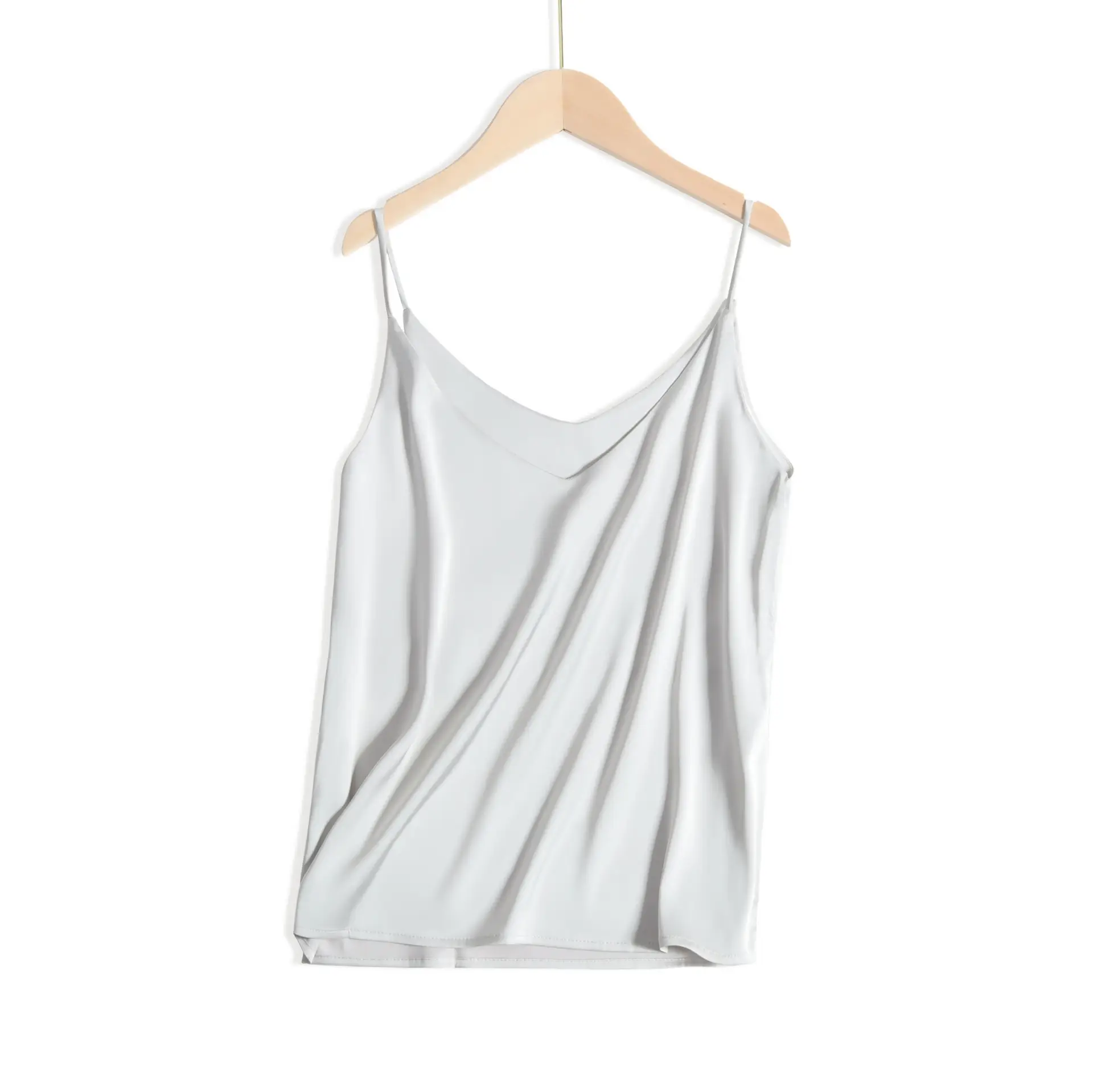 Silk Sling V-Neck Tops for Women Spring Summer Wear - Image 3