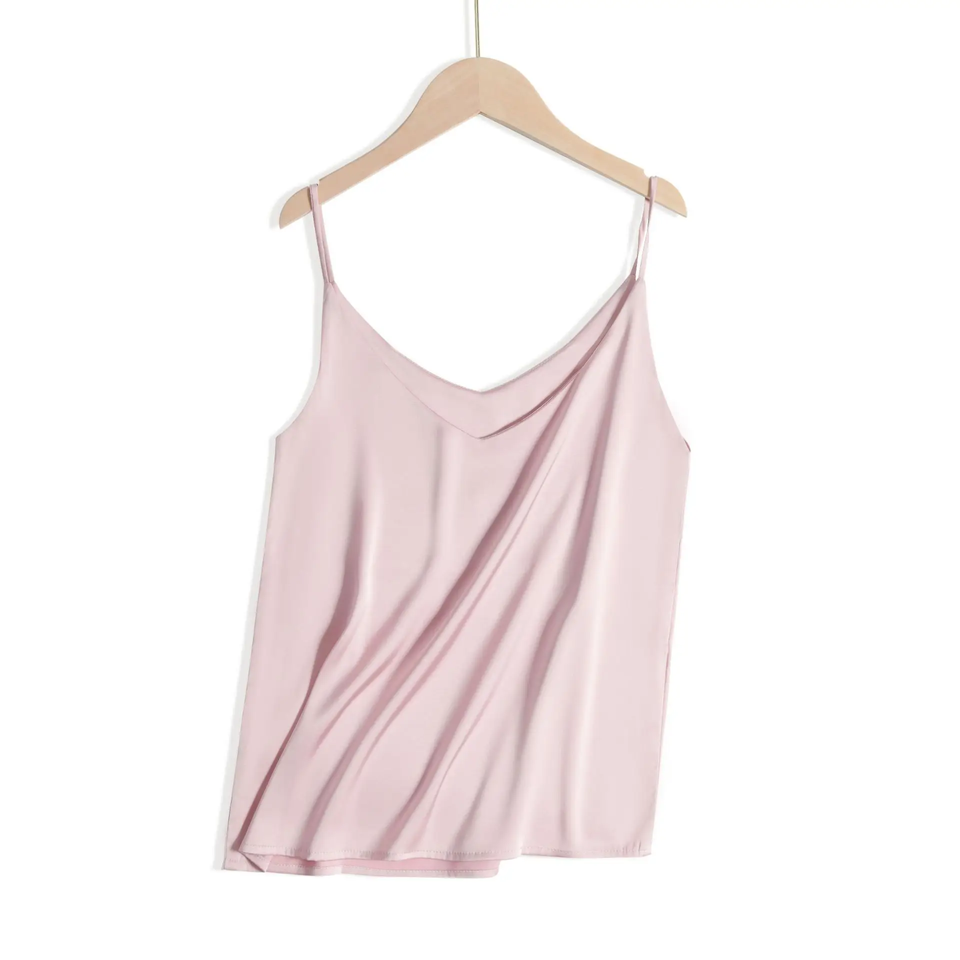 Silk Sling V-Neck Tops for Women Spring Summer Wear - Image 5
